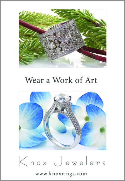wear a work of art 2 Unique Engagement Rings 